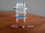 Sylvanian families hoge kinderstoel compleet, Ophalen of Verzenden, Zo goed als nieuw, Poppenhuis