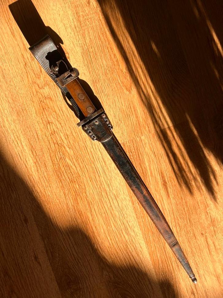 Hembrug bajonet m95 kort model, Verzamelen, Militaria | Tweede Wereldoorlog, Landmacht, Mes of Dolk, Nederland, Ophalen of Verzenden