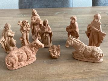 Terracotta Kerststal Compleet beschikbaar voor biedingen