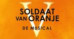 Soldaat van Oranje 4 tickets 1e rang, korting 16 euro, Tickets en Kaartjes, Theater | Musical, Juni, Drie personen of meer