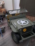 1/6 Dragon Willys Jeep RC met Aanhanger, Overige merken, Gebruikt, Auto, Groter dan 1:32