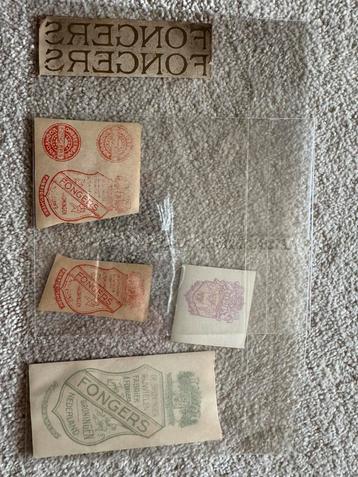 Fongers originele transfers, complete set en andere beschikbaar voor biedingen