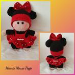 Nieuwe zelfgehaakte knuffels. Minnie mouse popje. Rood., Nieuw, Ophalen of Verzenden