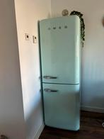 Te koop: Mintgroene SMEG koelkast (Retro stijl), Witgoed en Apparatuur, Ophalen, Gebruikt, 200 liter of meer, 60 cm of meer