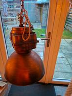 2x Koperen Hanglampen, Huis en Inrichting, Lampen | Hanglampen, Ophalen