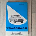 Vraagbaak Renault 12, Ophalen of Verzenden