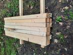 Tekoop houten balkjes 7x7x145a150 lang 23 stuks, Doe-het-zelf en Verbouw, Hout en Planken, Ophalen, Zo goed als nieuw, 50 mm of meer