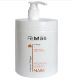 Femmas Argan en Keratine haarmasker 1000ml, Verzenden, Nieuw