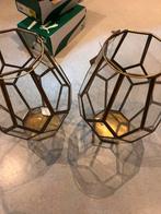 3 x Windlichten NKUKU, Huis en Inrichting, Ophalen, Zo goed als nieuw, Overige materialen, Minder dan 25 cm