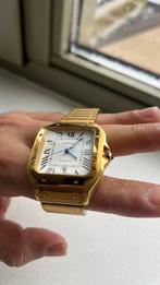 Cartier santos horloge 42mm, Ophalen of Verzenden, Zo goed als nieuw, Staal, Overige merken