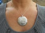 zilveren handgemaakte Peruaanse broche/ hanger nr.1215, Sieraden, Tassen en Uiterlijk, Overige voorstellingen, Verzenden, Zo goed als nieuw