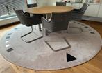Eettafel van Metaform met tecta fauteuils Nederlands design, Huis en Inrichting, Tafels | Bijzettafels, Overige materialen, 60 cm of meer