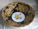 Meissen Centerpiece Bowl Gold/Blue Flowers Antique, Ophalen