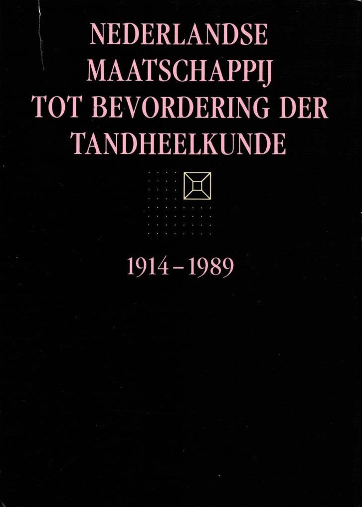 Nederlandse Maatschappij tot Bevordering der Tandheelkunde., Boeken, Literatuur, Zo goed als nieuw, Ophalen of Verzenden