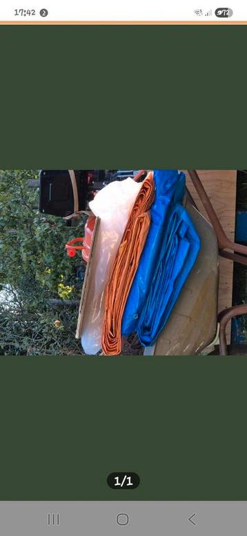 Afdekzeil beschikbaar voor biedingen