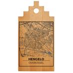 Borrelplank met Plattegrond 39x20 cm | Hengelo, Huis en Inrichting, Ophalen of Verzenden, Nieuw
