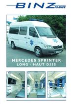 Folder Binz - Mercedes Sprinter D35S Ambulance (ca.2006), Verzenden, Gelezen, Mercedes