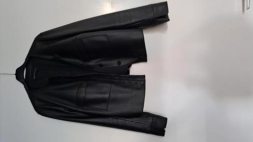 Leer blazer jasje Expresso mt. 40, Kleding | Dames, Jasjes, Kostuums en Pakken, Zo goed als nieuw, Jasje, Maat 38/40 (M), Zwart