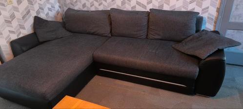 Bank lounge hoek, Huis en Inrichting, Banken | Complete zithoeken, Zo goed als nieuw, Ophalen
