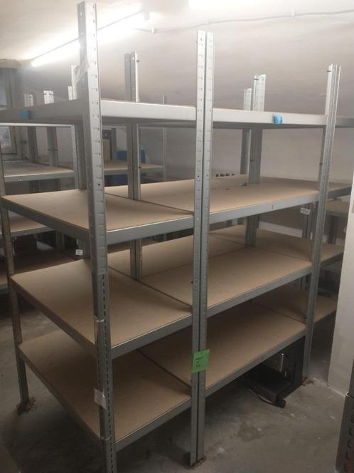 Stellingkasten - Metaal met Spaanplaten - 26 stuks, Huis en Inrichting, Kasten | Stellingkasten, Gebruikt, Ophalen