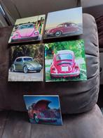 Volkswagen Kever onderzetters, Verzamelen, Automerken, Motoren en Formule 1, Ophalen of Verzenden, Zo goed als nieuw, Auto's