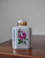 Vintage Potje Porselein Roos Bloem 12 cm, Antiek en Kunst, Ophalen of Verzenden