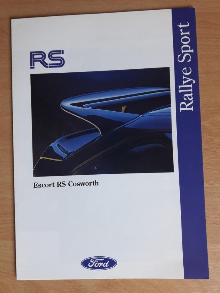 FORD ESCORT RS COSWORTH FA 1091, Boeken, Auto's | Folders en Tijdschriften, Zo goed als nieuw, Ford, Ophalen of Verzenden