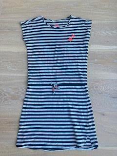 Gestreepte jurk van WE mt. 158, Kinderen en Baby's, Kinderkleding | Maat 158, Zo goed als nieuw, Meisje, Jurk of Rok, Ophalen of Verzenden