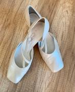 Sophia Sposa ZGAN off white leren bruidsschoenen mt 41, Wit, Zo goed als nieuw, Sophia Sposa, Sandalen of Muiltjes
