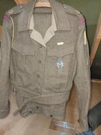 battledress jas en broek beide maat 49, Verzamelen, Ophalen of Verzenden, Landmacht, Nederland, Kleding of Schoenen
