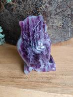 Grote fluoriet uil, Verzamelen, Mineralen en Fossielen, Ophalen of Verzenden