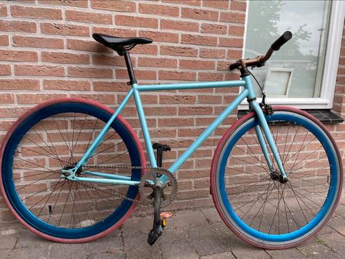 Herenfiets (fixie), Fietsen en Brommers, Fietsen | Heren | Sportfietsen en Toerfietsen, Gebruikt, Overige merken, Minder dan 10 versnellingen