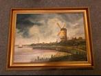 Schilderij + lijst molen wijk bij duurstede (ruisdael) 81x62, Antiek en Kunst, Kunst | Schilderijen | Klassiek, Ophalen
