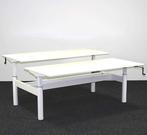 Gispen TM Duo Slinger Bureau |180 x 80 cm 22007, Ophalen, In hoogte verstelbaar, Gebruikt, Bureau