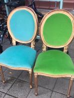 Vintage stoelen 4 stuks, Huis en Inrichting, Stoelen, Ophalen, Gebruikt, Overige kleuren, Vier