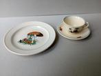 Villeroy&Boch Antiek ontbijtsetje. Afbeelding Kabouters, Antiek en Kunst, Ophalen of Verzenden