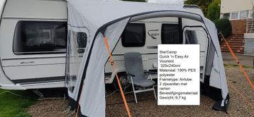 StarCamp Quick"n Easy Air Luifel wit/grijs beschikbaar voor biedingen