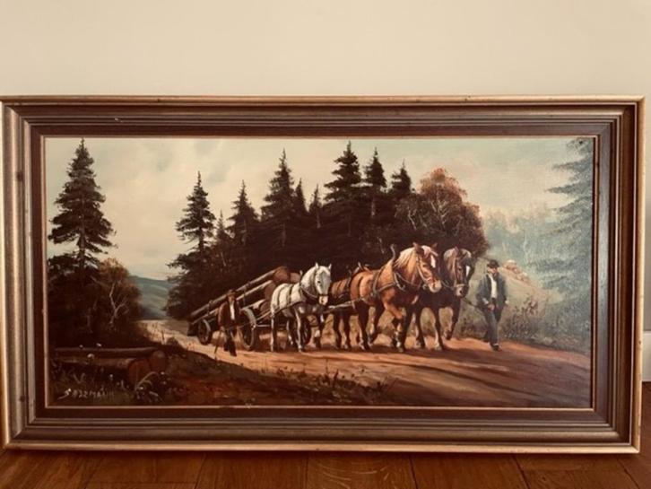 Hans Salzmann, Antiek en Kunst, Kunst | Schilderijen | Klassiek, Ophalen of Verzenden