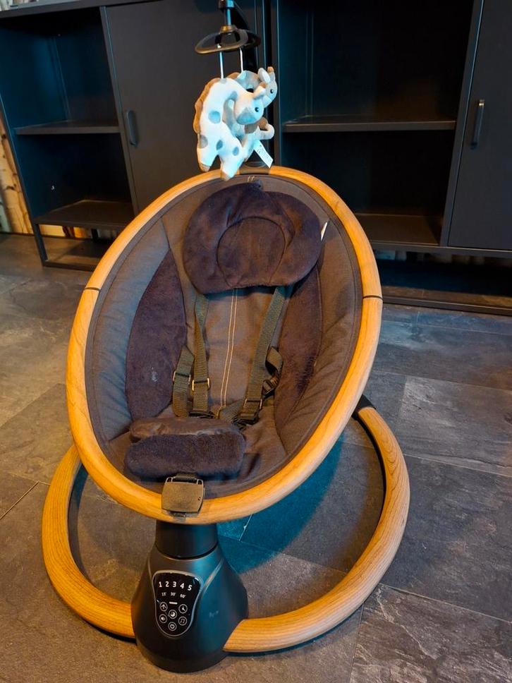Qute Q-Rocker 2.0 Woody Ebony Wipstoel, Kinderen en Baby's, Wipstoeltjes, Zo goed als nieuw, Wipstoel, Overige merken, Met gordel(s) of riempje(s)