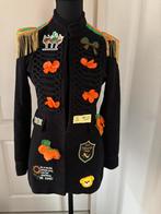 (28) Kruikenstad Jas zwart maat S carnaval emblemen 11de, Kleding | Dames, Ophalen of Verzenden, Zo goed als nieuw, Carnaval