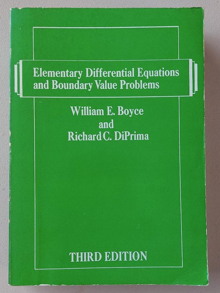 Elementary Differential Equations & Boundary Value Problems, Boeken, Studieboeken en Cursussen, Gelezen, Alpha, Ophalen