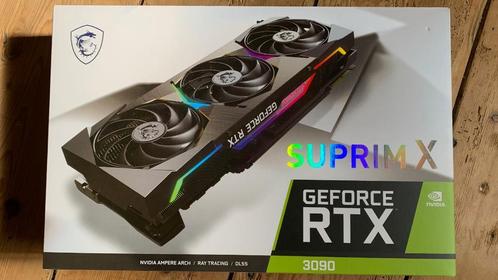 MSI GeForce RTX 3090 Suprim X 24G, Computers en Software, Videokaarten, Zo goed als nieuw, Nvidia, PCI-Express 4.0, GDDR6, Ophalen