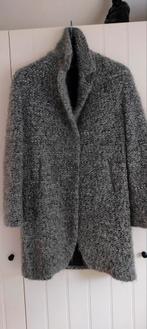 RIANI Grijze Wollen Mantel - Maat 38, Maat 38/40 (M), Ophalen of Verzenden, RIANI, Grijs