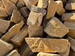 Geel Beige muurstenen Stapelmuur metselstenen natuursteen, Overige materialen, Geel, Nieuw, Ophalen of Verzenden