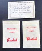 Grolsch suikerzakjes - 1960's, Ophalen of Verzenden, Gebruikt, Overige typen, Grolsch