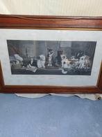 2x grote zeefdrukken in lijst., Ophalen