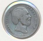 Nederland halve gulden 1862 Willem 3, ½ gulden, Koning Willem III, Zilver, Ophalen of Verzenden