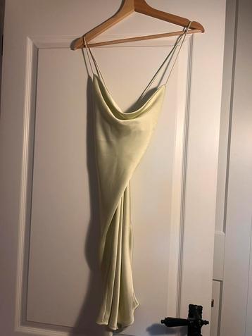 NA-KD jurk satijn groen 36 beschikbaar voor biedingen