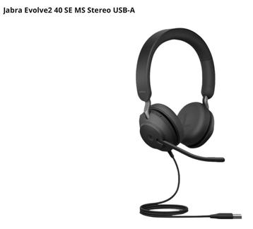 Jabra Evolve2 40 SE MS Stereo USB-A beschikbaar voor biedingen