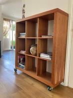 Design boekenkast, Huis en Inrichting, Kasten | Boekenkasten, Ophalen, Met plank(en), Gebruikt, 100 tot 150 cm